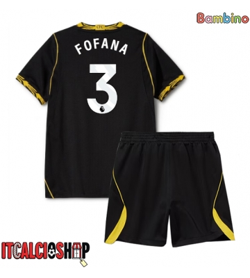 Chelsea Wesley Fofana #3 Seconda Maglia Bambino 2026-27 Manica Corta (+ Pantaloni corti)